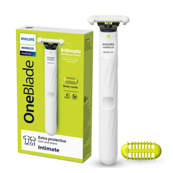 [Afeitadora de Cuerpo Philips Norelco OneBlade Intimate] Afeitadora de Cuerpo Philips Norelco OneBlade Intimate
